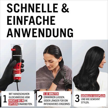 Farb-Glanzbehandlung Glossing Schwarz, 150 ml
