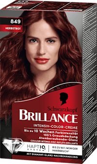 Haarfarbe 849 Herbstrot, 1 St Schwarzkopf Brillance