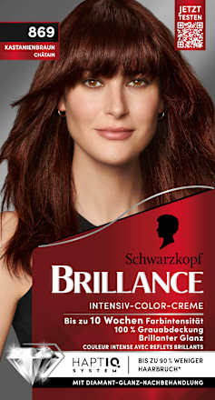 Haarfarbe 869 Kastanienbraun, 1 St Schwarzkopf Brillance