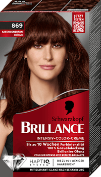 Haarfarbe 869 Kastanienbraun, 1 St Schwarzkopf Brillance