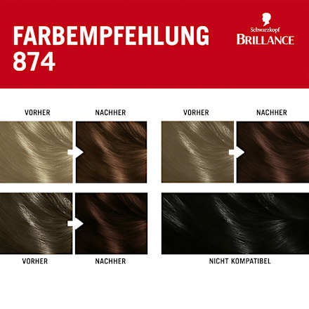 Haarfarbe 874 Samtbraun, 1 St