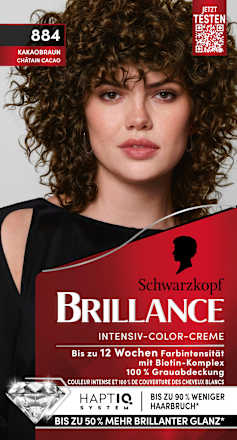 Schwarzkopf Brillance Haarfarbe 884 Kakaobraun, 1 St