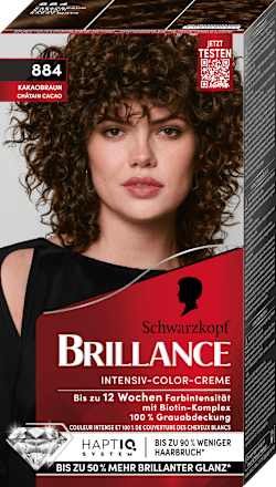 Schwarzkopf Brillance Haarfarbe 884 Kakaobraun, 1 St