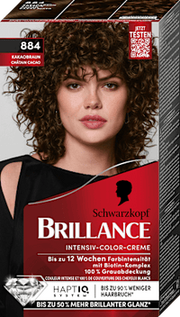 Schwarzkopf Brillance Haarfarbe 884 Kakaobraun, 1 St