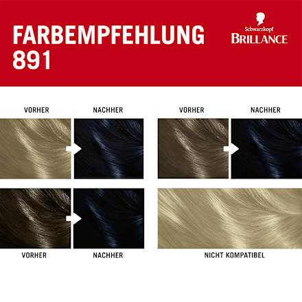 Haarfarbe 891 Blauschwarz, 1 St
