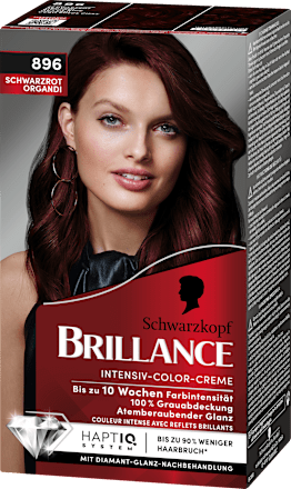 Haarkleur 896 Zwart Rood Organdi, 1 stuk