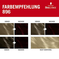 Haarfarbe 896 Schwarzrot Organdi, 1 St