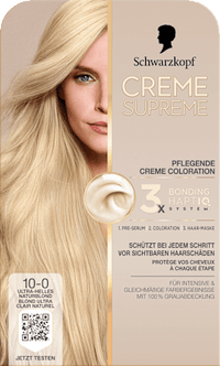 Haarfarbe 10-0 Ultra-Helles Naturblond, 1 St Schwarzkopf CREME SUPREME