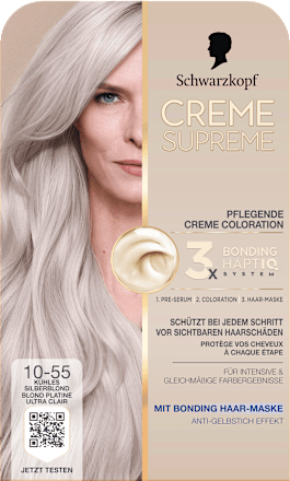 Haarfarbe 10-55 Kühles Silberblond, 1 St