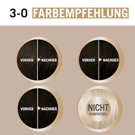 Haarkleur 3-0 Natuurlijk Zwart-Bruin, 1 st