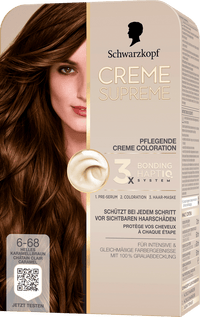 Schwarzkopf CREME SUPREME Haarfarbe 6-68 Helles Karamellbraun, 1 St