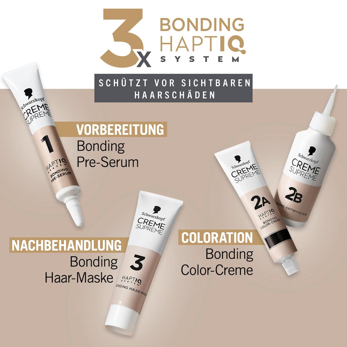 Schwarzkopf CREME SUPREME Haarfarbe 6-68 Helles Karamellbraun, 1 St