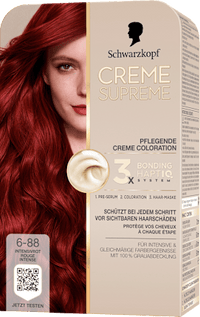 Haarfarbe 6-88 Intensivrot, 1 St Schwarzkopf CREME SUPREME