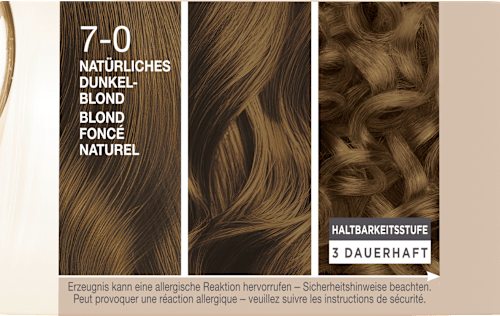 Haarfarbe 7-0 Natürliches Dunkelblond, 1 St