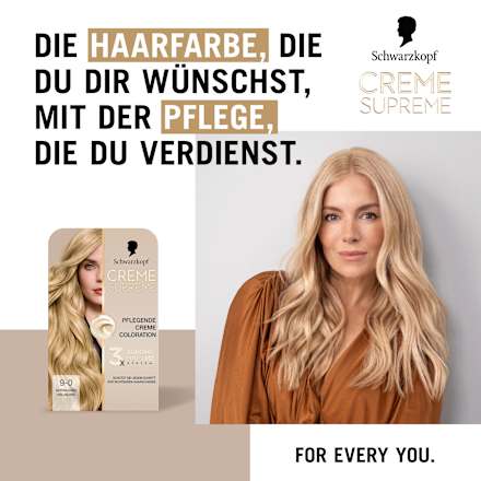 Haarfarbe 9-0 Natürliches Hellblond, 1 St Schwarzkopf CREME SUPREME