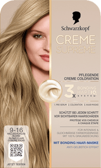 Haarkleur 9-16 Licht koel blond, 1 stuk