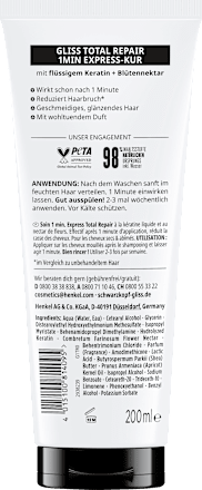 Total Repair 1-Minute Express-behandeling, 200 ml