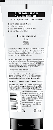 Total Repair 1-Minute Express-behandeling, 200 ml