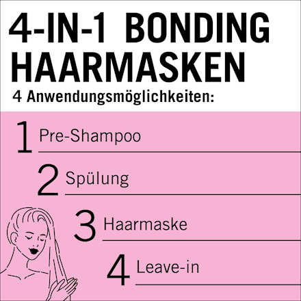 Haarmasker 4in1 Liquid Silk, 400 ml