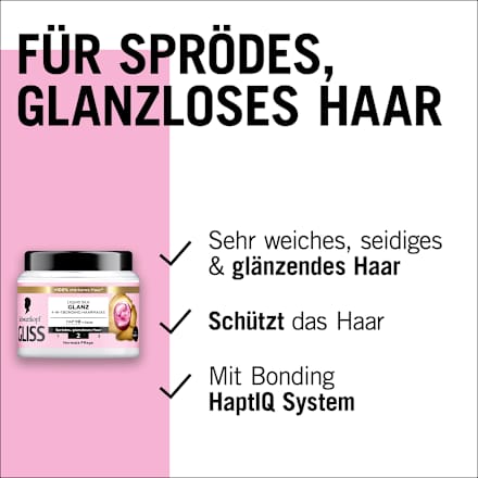 Haarmasker 4in1 Liquid Silk, 400 ml