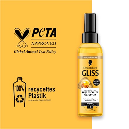 Hittebeschermende oliespray, voedende olie, 150 ml