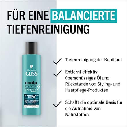 Shampoo scalp balance Tiefenreinigung, 200 ml