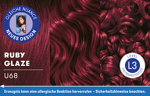 Haarfarbe U68 Ruby Glaze, 1 St