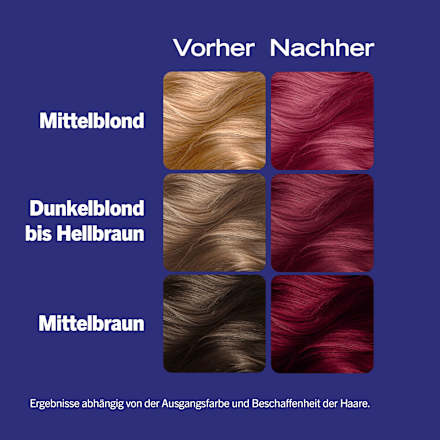Haarfarbe Urban Metallics, U68 Ruby Glaze, 1 St Schwarzkopf LIVE