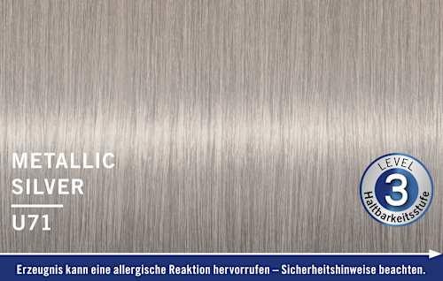 Haarfarbe Urban Metallics, U71 Metallic Silver, 1 St Schwarzkopf LIVE