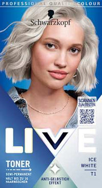 Haartoner T1 Ice White, 1 St Schwarzkopf LIVE