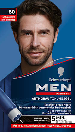 Intensieve tint anti-grijs gel 80 zwartbruin, 1 stuk