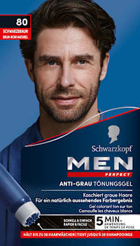 Intensieve tint anti-grijs gel 80 zwartbruin, 1 stuk