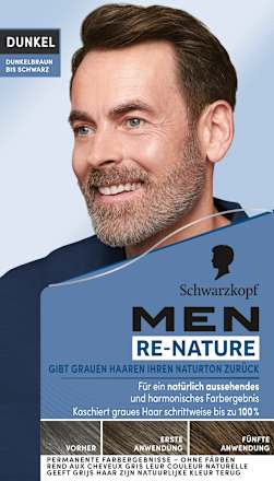 Haarfarbe Männer Dunkel, 1 St