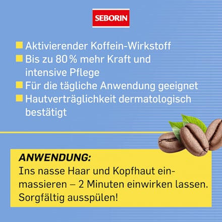 Shampoo Energie Koffein, 250 ml