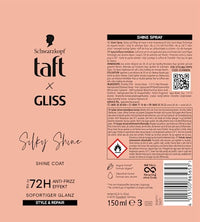 Glansspray taft x Gliss Silky Shine, 150 ml