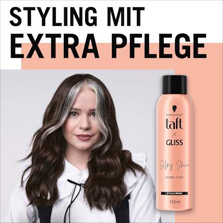 Glanz-Spray taft x Gliss Silky Shine, 150 ml