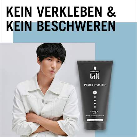 Haargel POWER INVISIBLE Halt 5, 150 ml Schwarzkopf taft