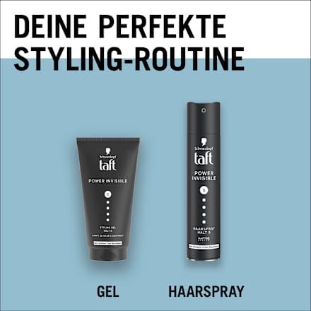 Haargel POWER INVISIBLE Halt 5, 150 ml Schwarzkopf taft