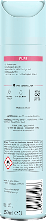 Haarlack PURE, ohne Silikone & Parfum, 250 ml