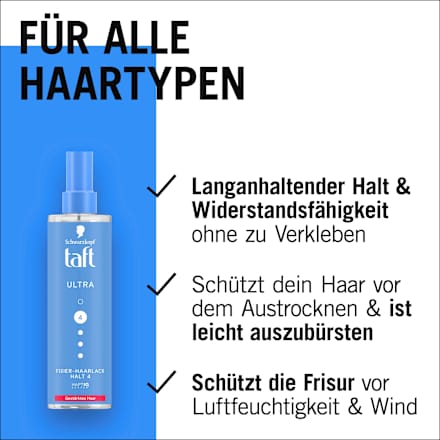 Haarlak ULTRA Hold 4, 200 ml