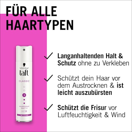 Haarlak CLASSIC Hold 3, 250 ml