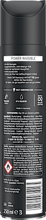 Haarspray POWER INVISIBLE Halt 5, 250 ml