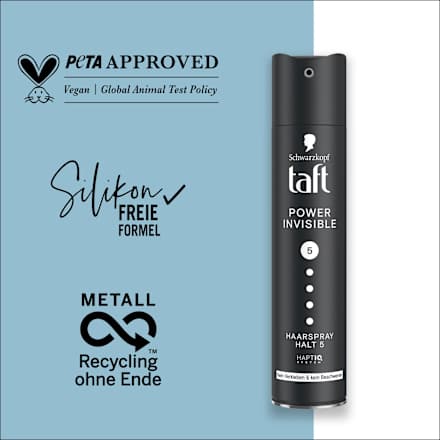 Haarlak POWER INVISIBLE Hold 5, 250 ml