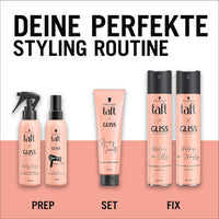 Hittebeschermende spray taft x Gliss Lovely Long, 150 ml