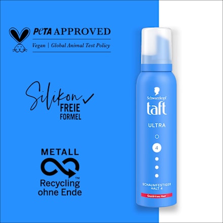 Ultra Mousse, versterkt haar, 150 ml