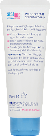 Baby & Kind Pflegecreme Gesicht & Körper, 75 ml
