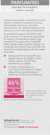 Bodylotion Ureum Acute Parfumvrij, 200 ml