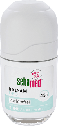 Deodorant roll-on balsem, parfumvrij, 50 ml