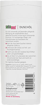 Duschöl, 200 ml sebamed