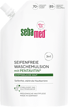 flüssige Waschemulsion, seifenfrei Nachfüllpack, 400 ml